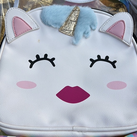 New Betsey Johnson Rainbow Unicorn Clear Back Pack main image 9